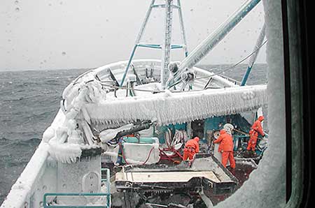 A Bering Sea crab boat ADFampG