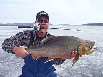 A trophy catch and release trout