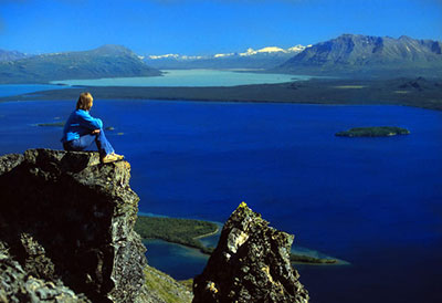In summer a thermocline develops a few meters below the surface of a lake  Because lake water is not mixing vertically the upper meter or two of water warms and sits atop colder subsurface water The thermocline is the line or zone between the two layers of water which may have a 10 to 20 degree difference in temperature