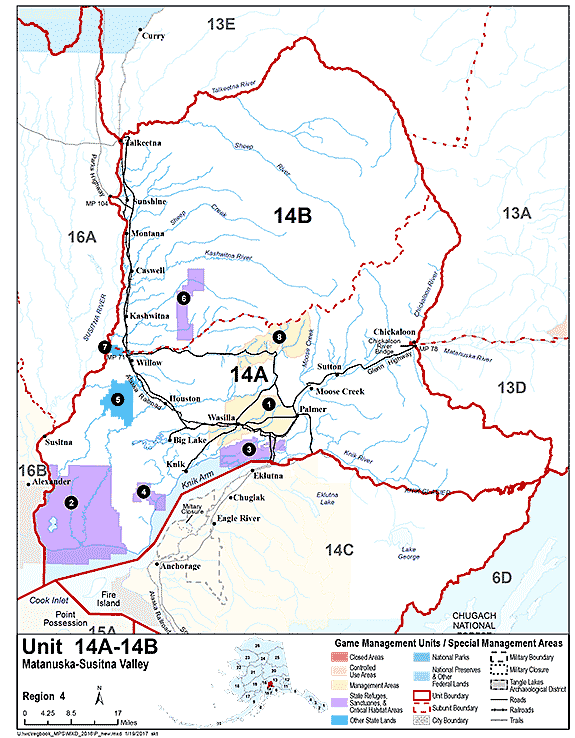 Map of GMU 14ab
