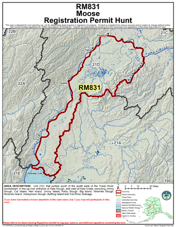 Map of RM831